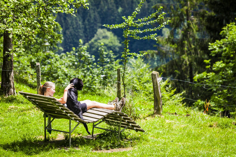 Entspannung bei einer Wanderung im Schwarzwald