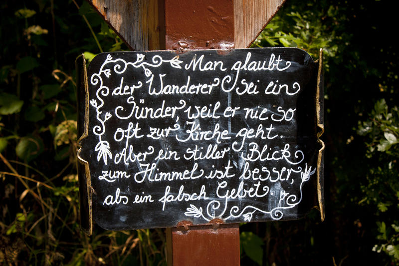  Wanderung in der Wutachschlucht im Schwarzwald. 