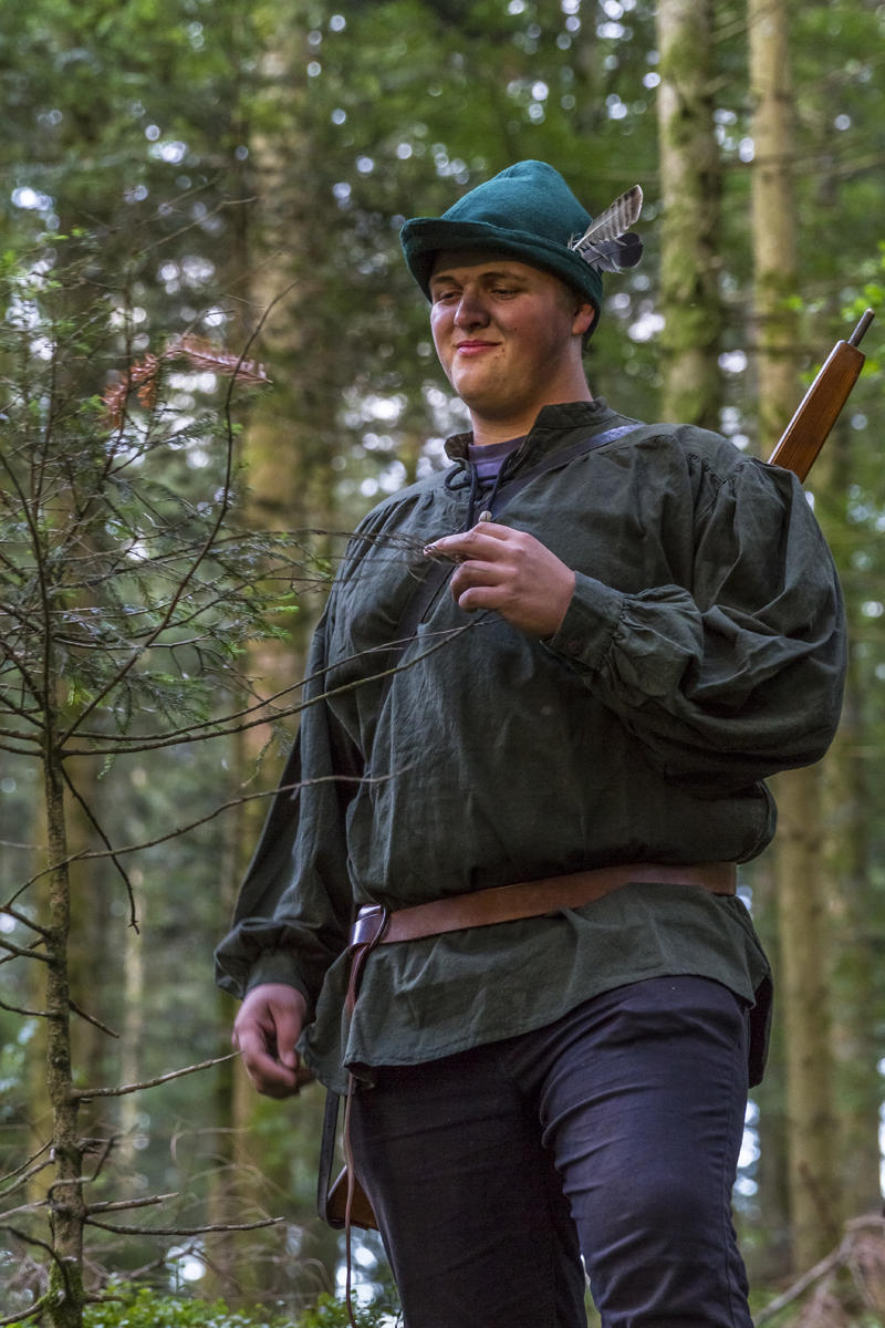 Geißenmäckeri (Jäger) bei der Geisterwanderung im Schwarzwald