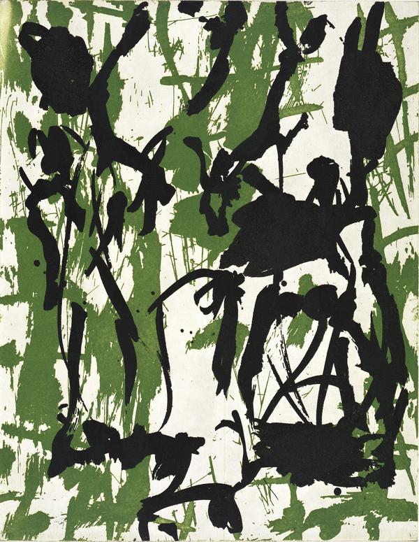 Große Kunst im Hochschwarzwald: „Kulturgrün“ – Grafik von Georg Baselitz 