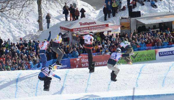 Erster FIS Snowboard-Cross World Cup am Feldberg geht erfolgreich zu Ende / Französischer Doppelerfolg vor 5.000 Zuschauern