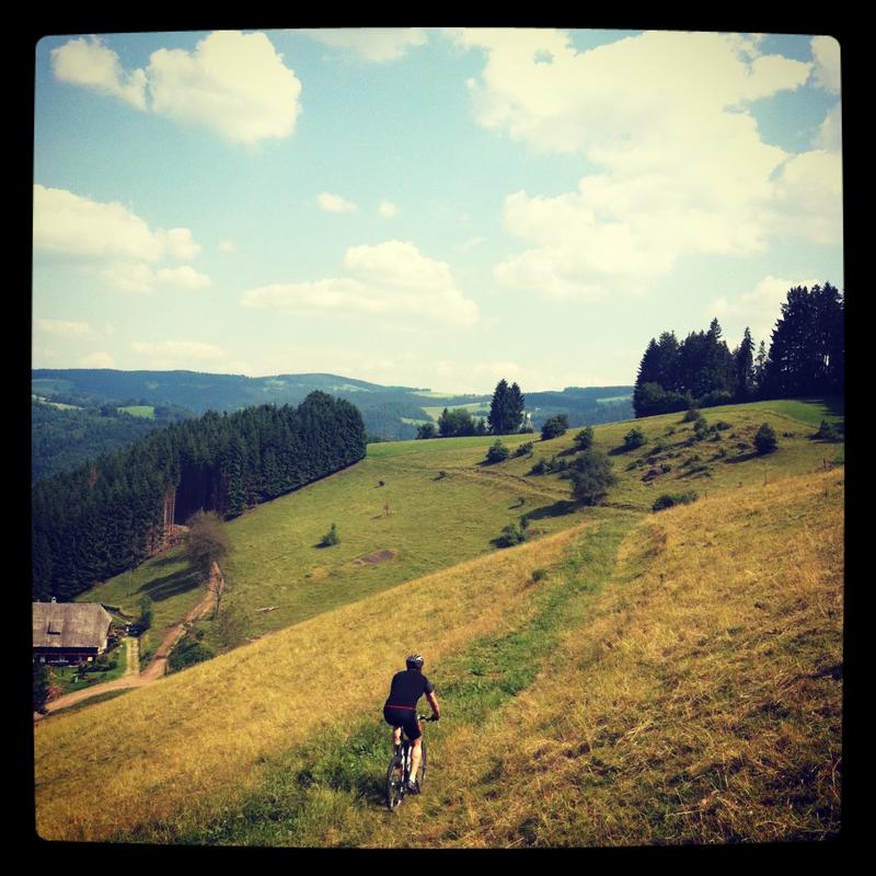 Mountainbike Singletrail-Tour bei St. Märgen im Schwarzwald
